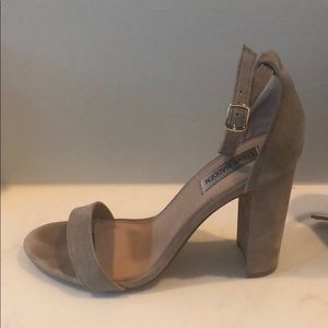 Steve Madden Grey Carrson Sandal Heels